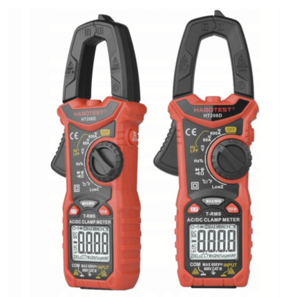 Srovės matavimo replės HABOTEST HT206D 600A AC/DC